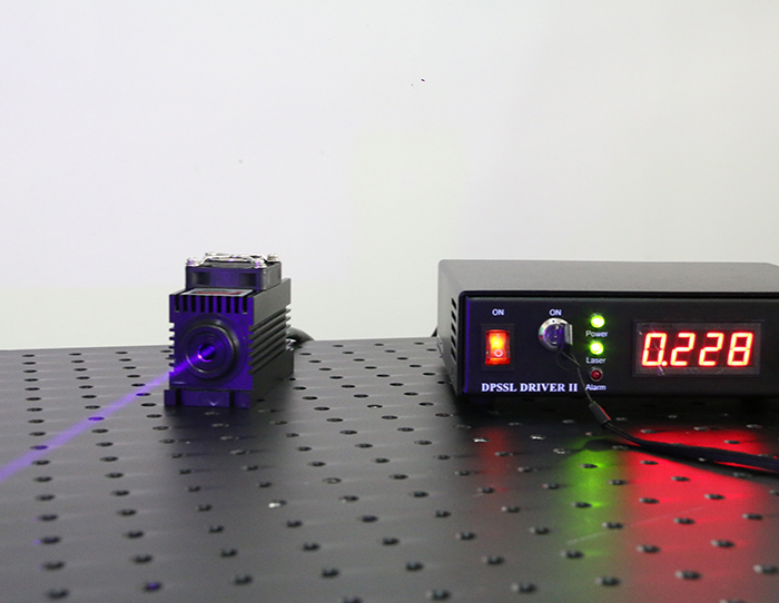 TEM00 405nm 50mW Blue Violet Semiconductor Laser Lab laser source - Click Image to Close